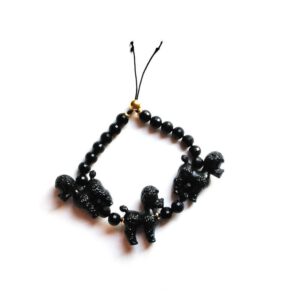 Black poedle choker  necklace